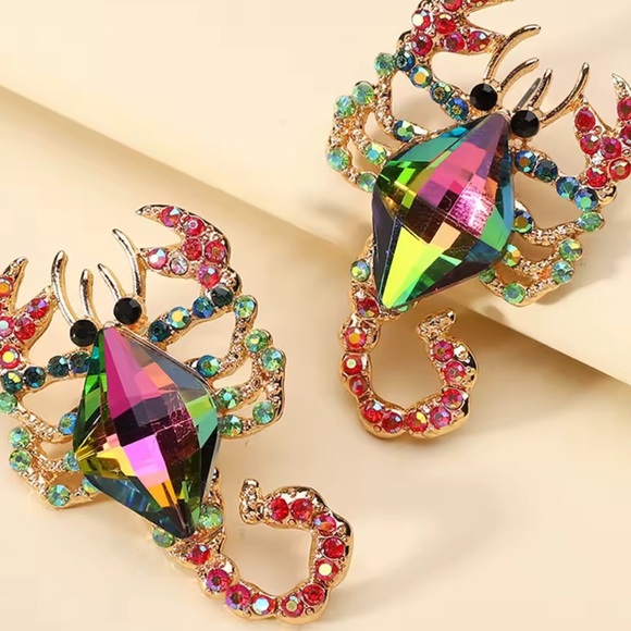 Anthropologe Multicolor Scorpion Earrings - Picture 4 of 8
